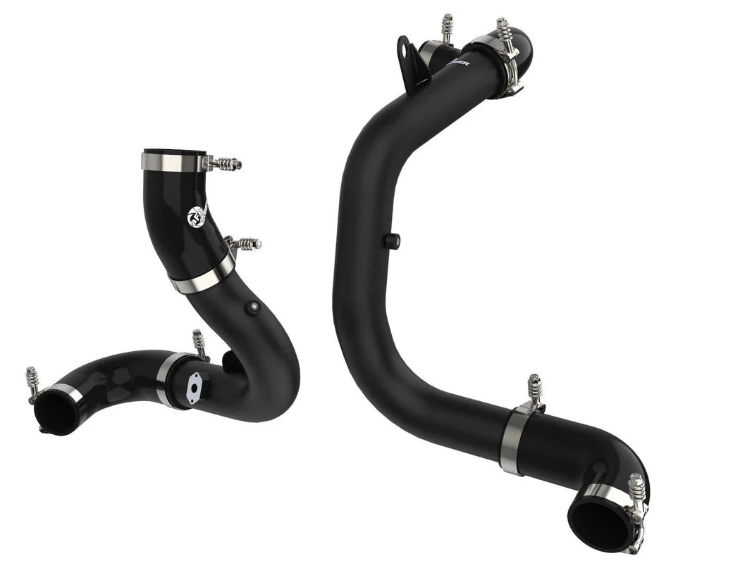 aFe BladeRunner Aluminum Hot & Cold Charge Pipe Kit Black - VW/Audi / Mk7 GTI / GLI / Golf R / A3 8V / S3 8V