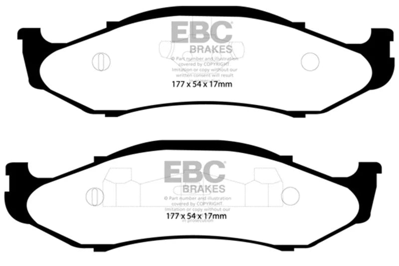 EBC Extra Duty - Front Pad PN ED91255