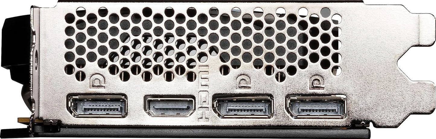 MSI Gaming GeForce RTX 4060 8GB GDRR6 128-bit HDMI/DP NVLink Graphics Card with Torx 4.0 Fan Graphics Card with Ada Lovelace Architecture (RTX 4060 Ventus 2X Black 8G OC)