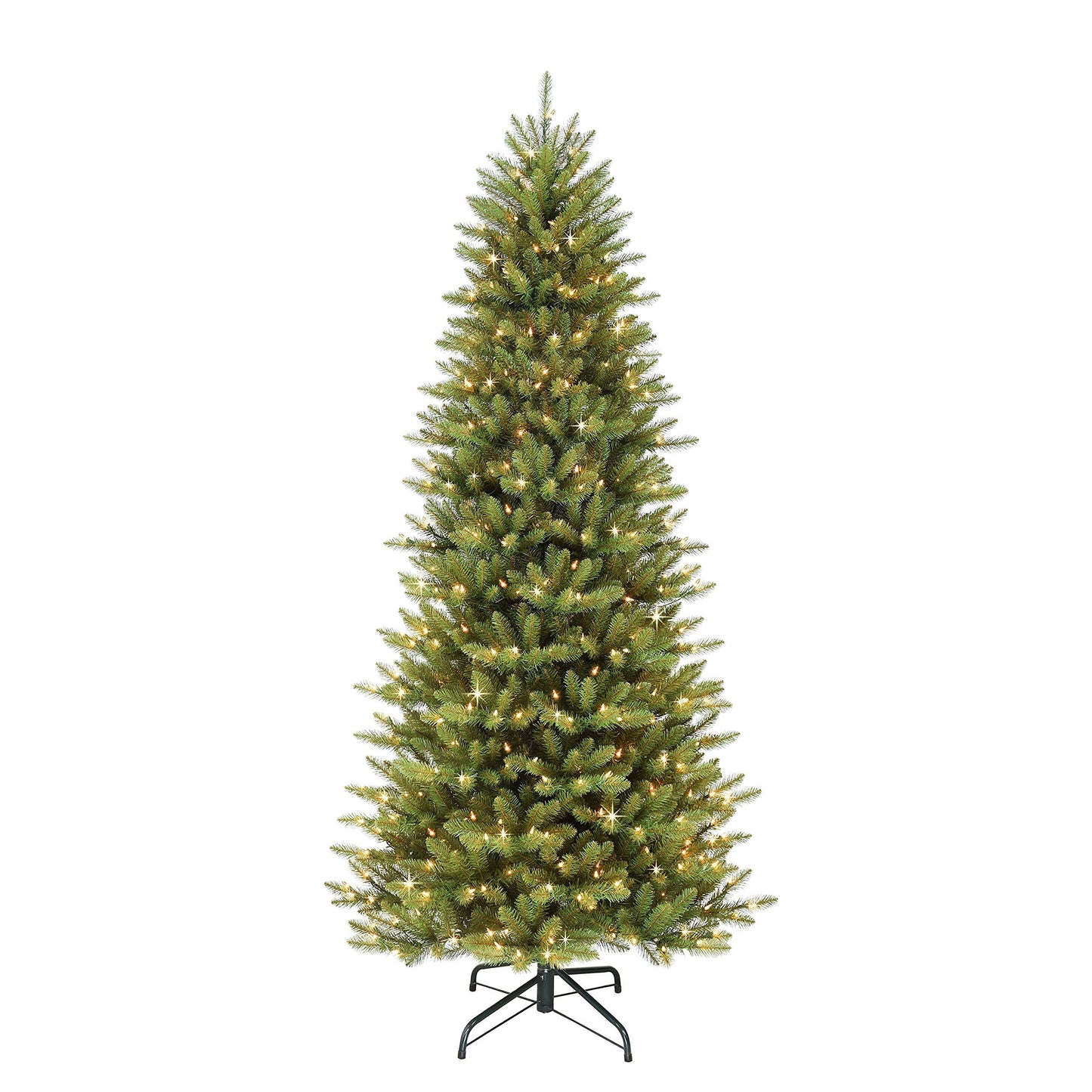 6.5 Foot Pre-Lit Slim Fraser Fir Artificial Christmas Tree with 350 UL Listed Clear Lights - Product image 1