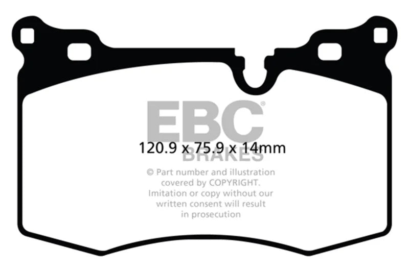 EBC - Front Yellowstuff Pad PN DP41854R