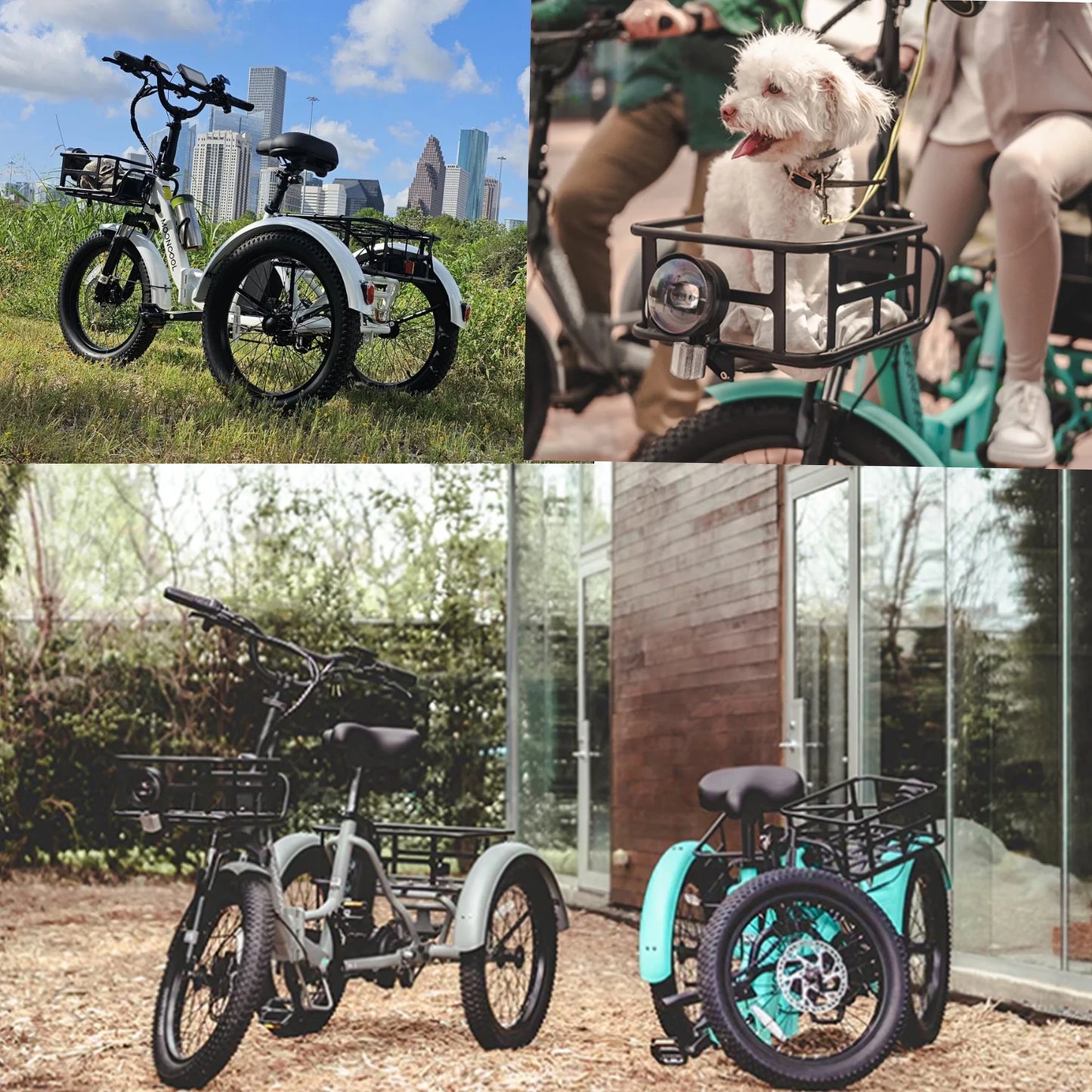 ABORON 3.0 Fat Tire Electric Trike for Senior Foldable E - Bike, 500W Motorized Tricycle Adult 20" Folding - Product image 55