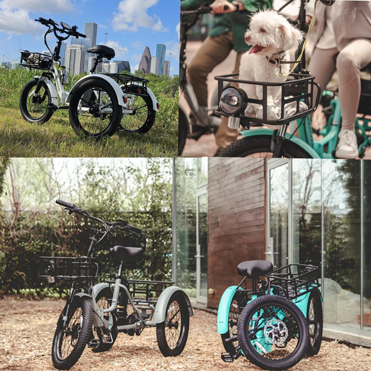 ABORON 3.0 Fat Tire Electric Trike for Senior Foldable E - Bike, 500W Motorized Tricycle Adult 20" Folding - Product image 55