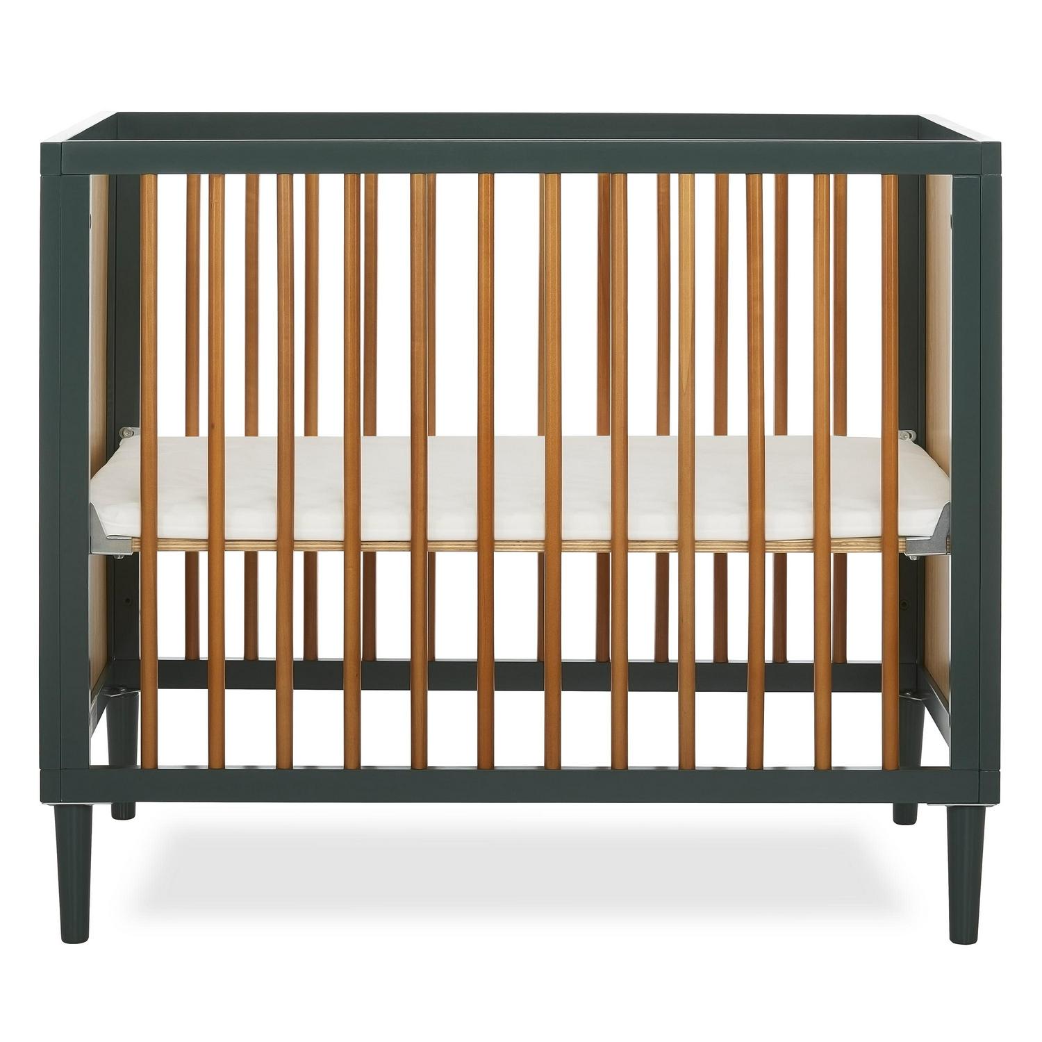 Dream on Me Lucas Mini Modern Crib with Rounded Spindles I Convertible Crib I Mid - Product image 7