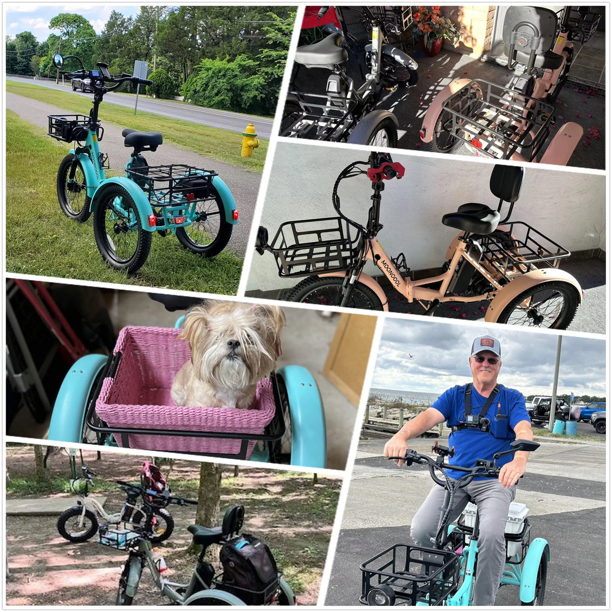 ABORON 3.0 Fat Tire Electric Trike for Senior Foldable E - Bike, 500W Motorized Tricycle Adult 20" Folding - Product image 27