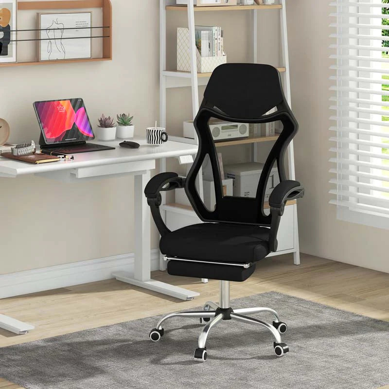 Mesh Office Chair Ergonomic Desk Chair with Footrest and Tilting Backrest - Product image 3
