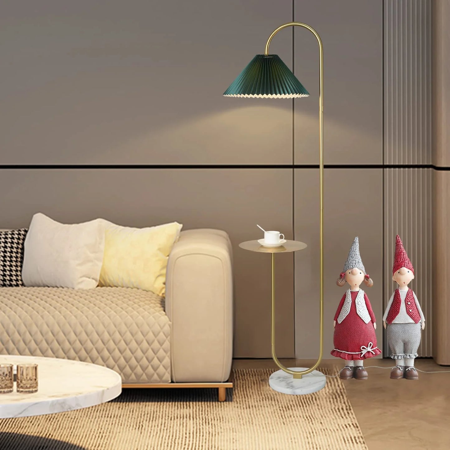 Modern Elegant with Tray Floor Lamp for Office Cafe Den Living Room Bedroom - Product image 6