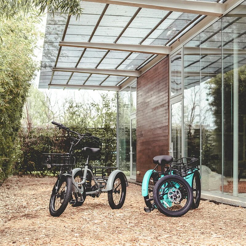 ABORON 3.0 Fat Tire Electric Trike for Senior Foldable E - Bike, 500W Motorized Tricycle Adult 20" Folding - Product image 31