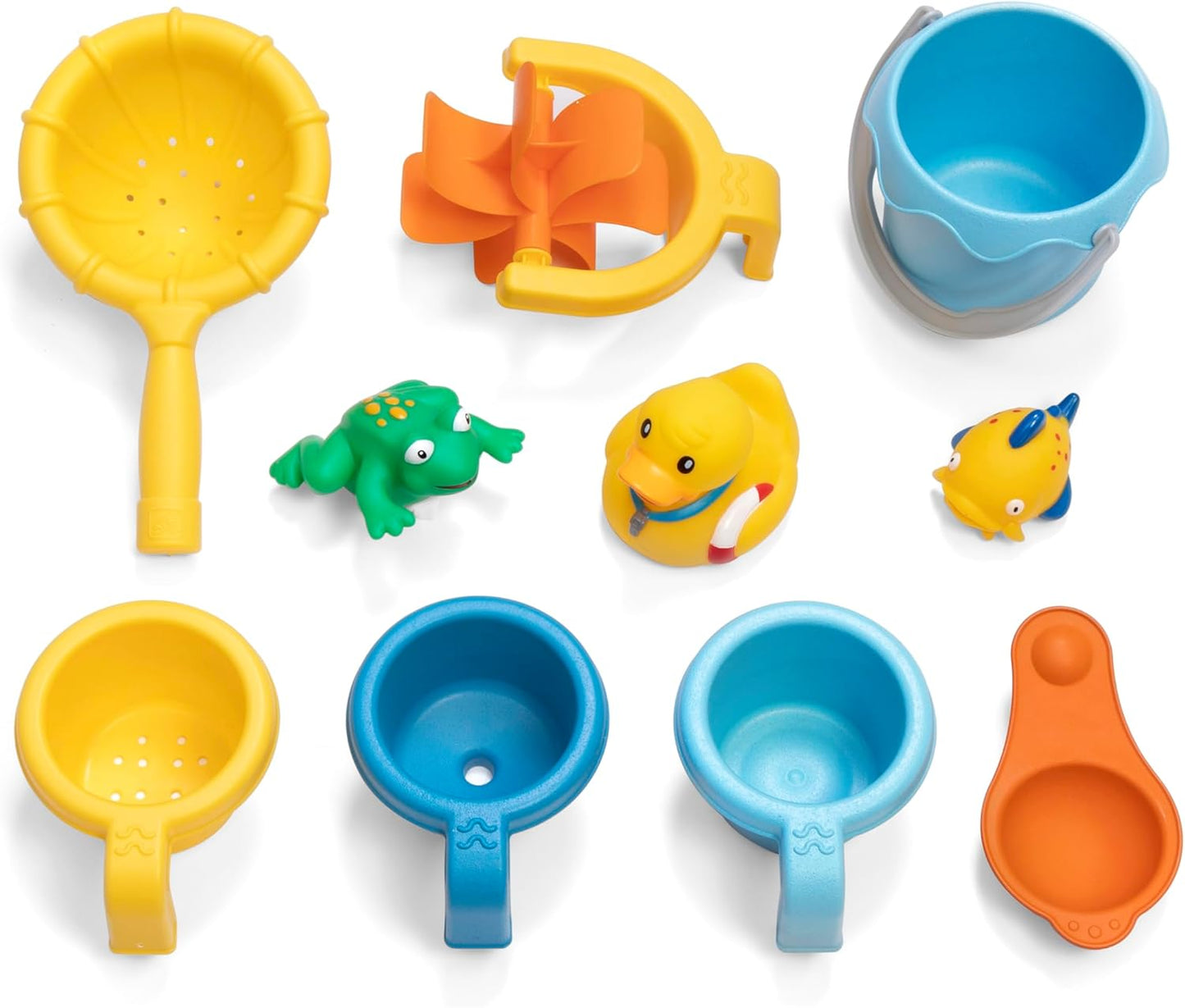 Rain Shower Splash Water Table with 13 Accessories - Blue & Green | Water games table | Activity Table for the Garden, Water Activity Table | Outdoor water table