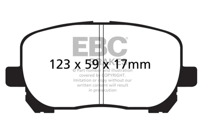 EBC - Front Yellowstuff Pad PN DP41637R