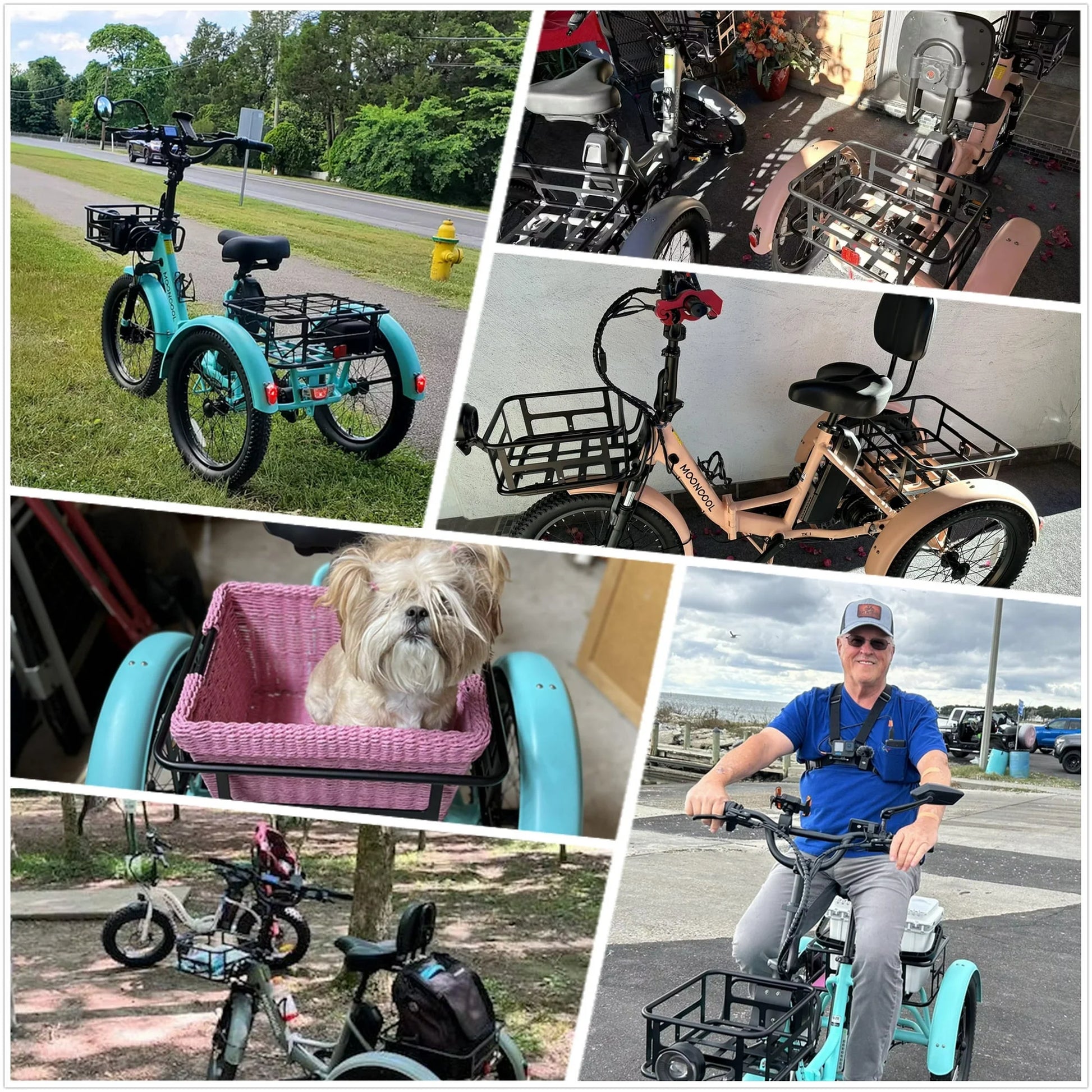 ABORON 3.0 Fat Tire Electric Trike for Senior Foldable E - Bike, 500W Motorized Tricycle Adult 20" Folding - Product image 34