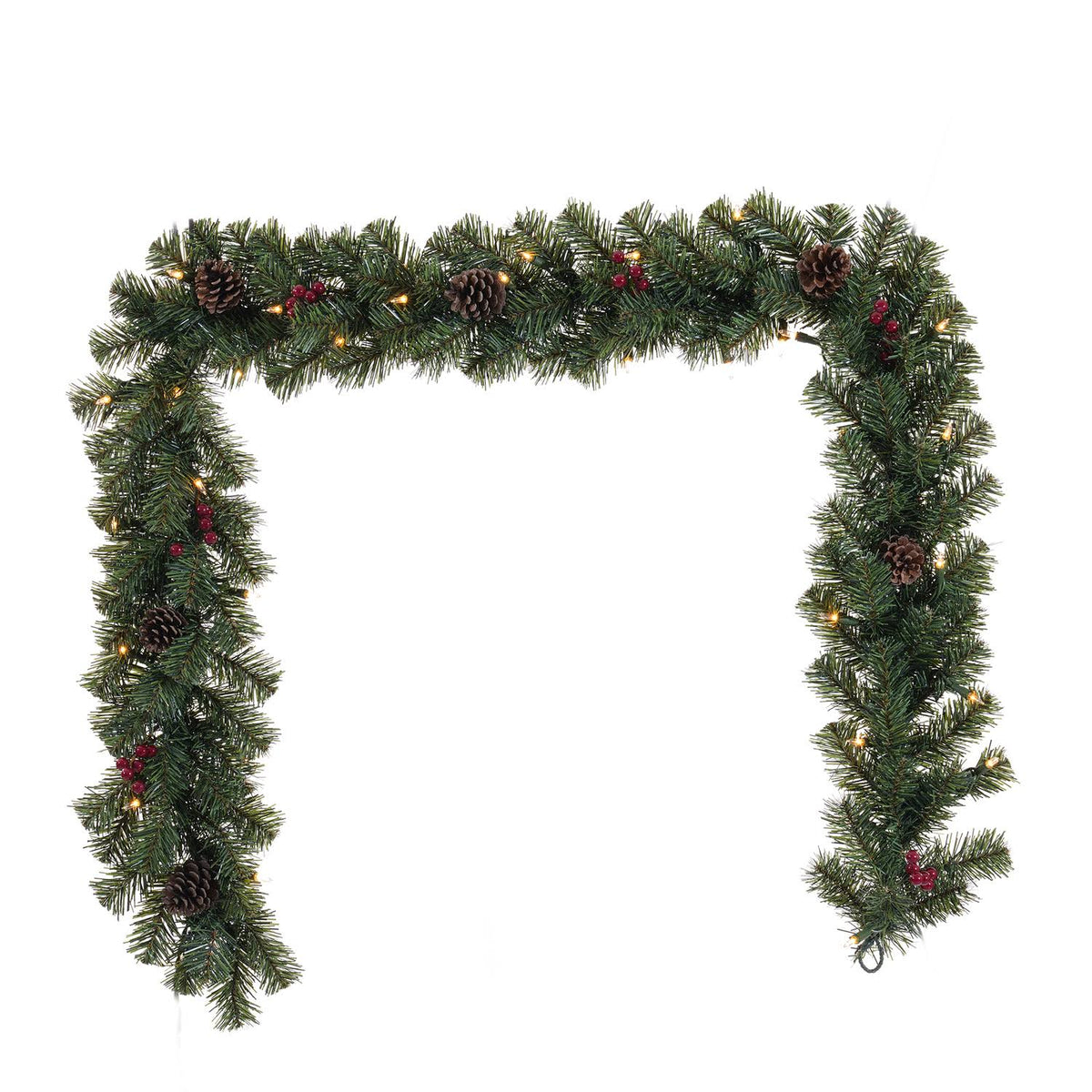 Celebrations 6 ft. L Incandescent Prelit Warm White Christmas Garland - Product image 1