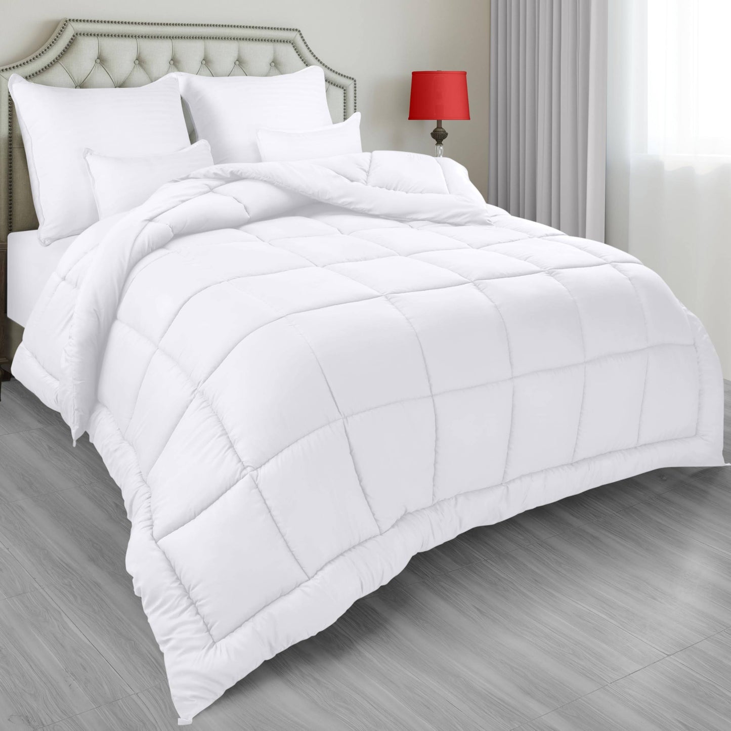 Utopia Bedding All Season Down Alternative Quilted Twin/Twin XL Comforter - Duvet Insert with Corner Tabs - Product image 1