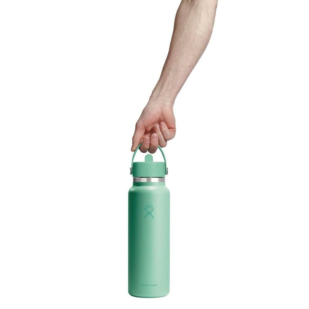 40 oz Wide Mouth with Flex Straw Cap - Mermaid Green